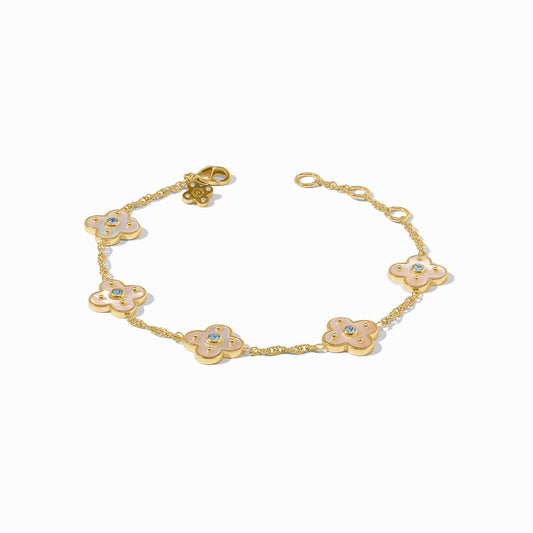 Colette Delicate Bracelet in Chalcedony Blue