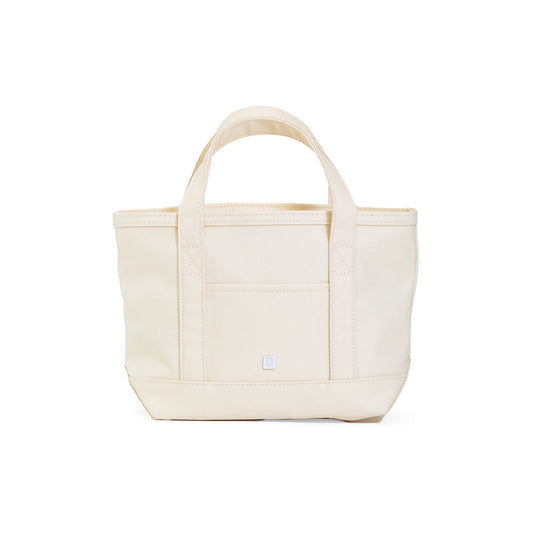 Mini Tote - Coated Canvas Natural