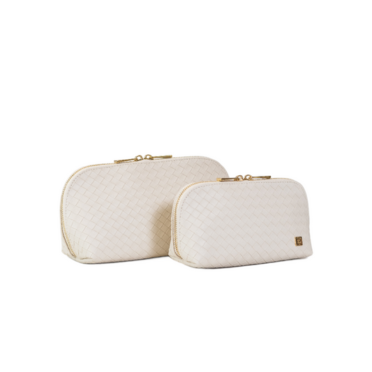 LUXE DUO CASE - WOVEN SAND