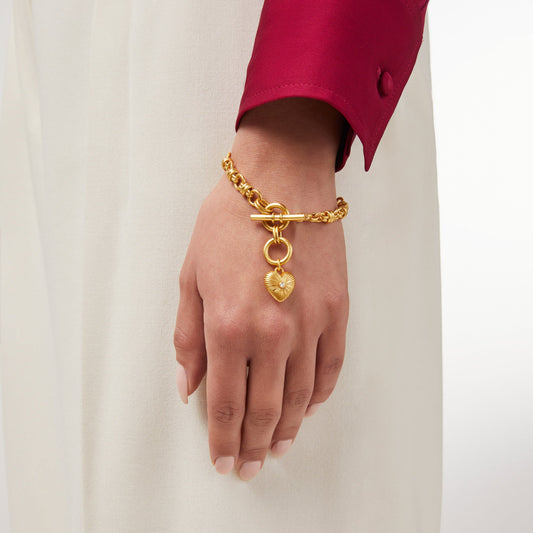 Esme Heart Bracelet in Cubic Zirconia