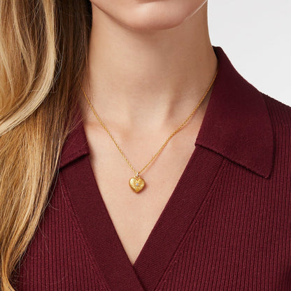 Esme Heart Solitaire Necklace in Cubic Zirconia