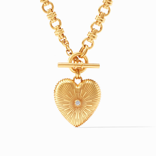 Esme Heart Necklace in Cubic Zirconia