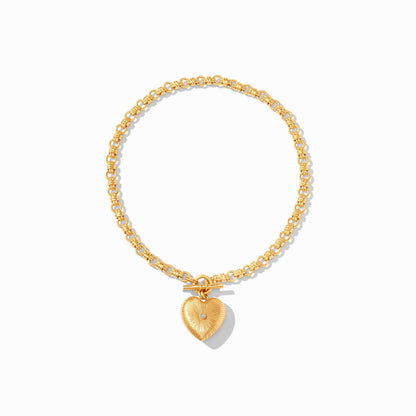 Esme Heart Necklace in Cubic Zirconia