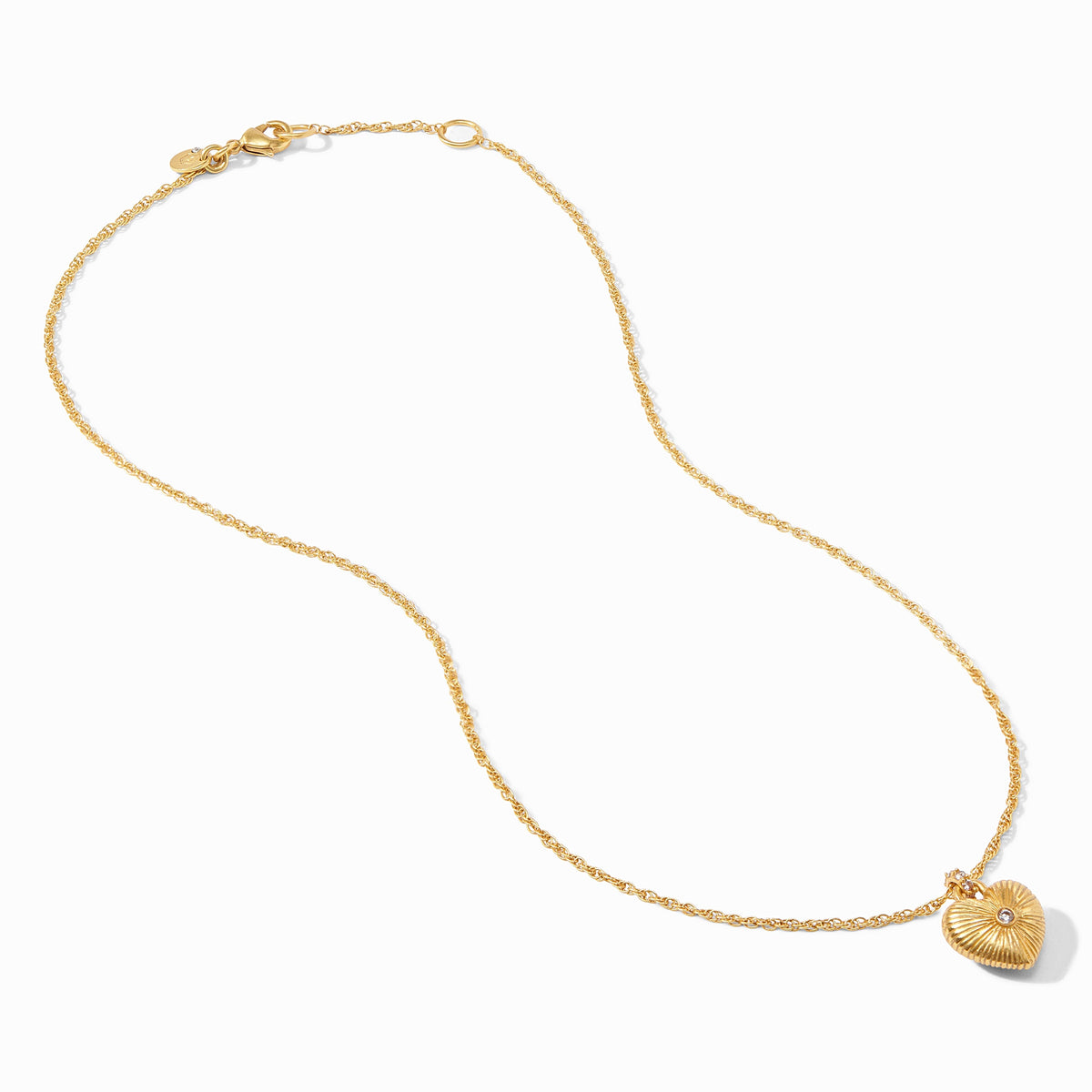Esme Heart Solitaire Necklace in Cubic Zirconia