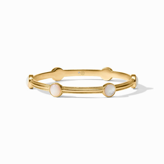 Essex Stone Bangle in Mother of Pearl