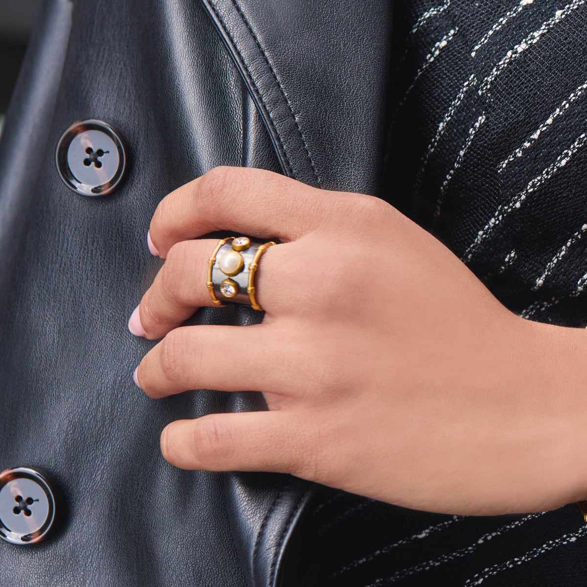 Tribeca Ring in Pearl