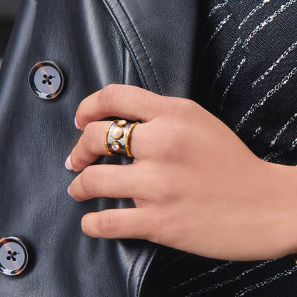 Tribeca Ring in Pearl
