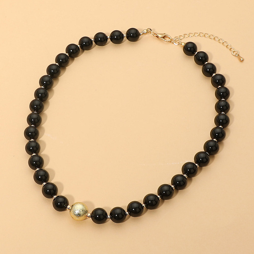 Semi Precious Stone Beaded Necklace