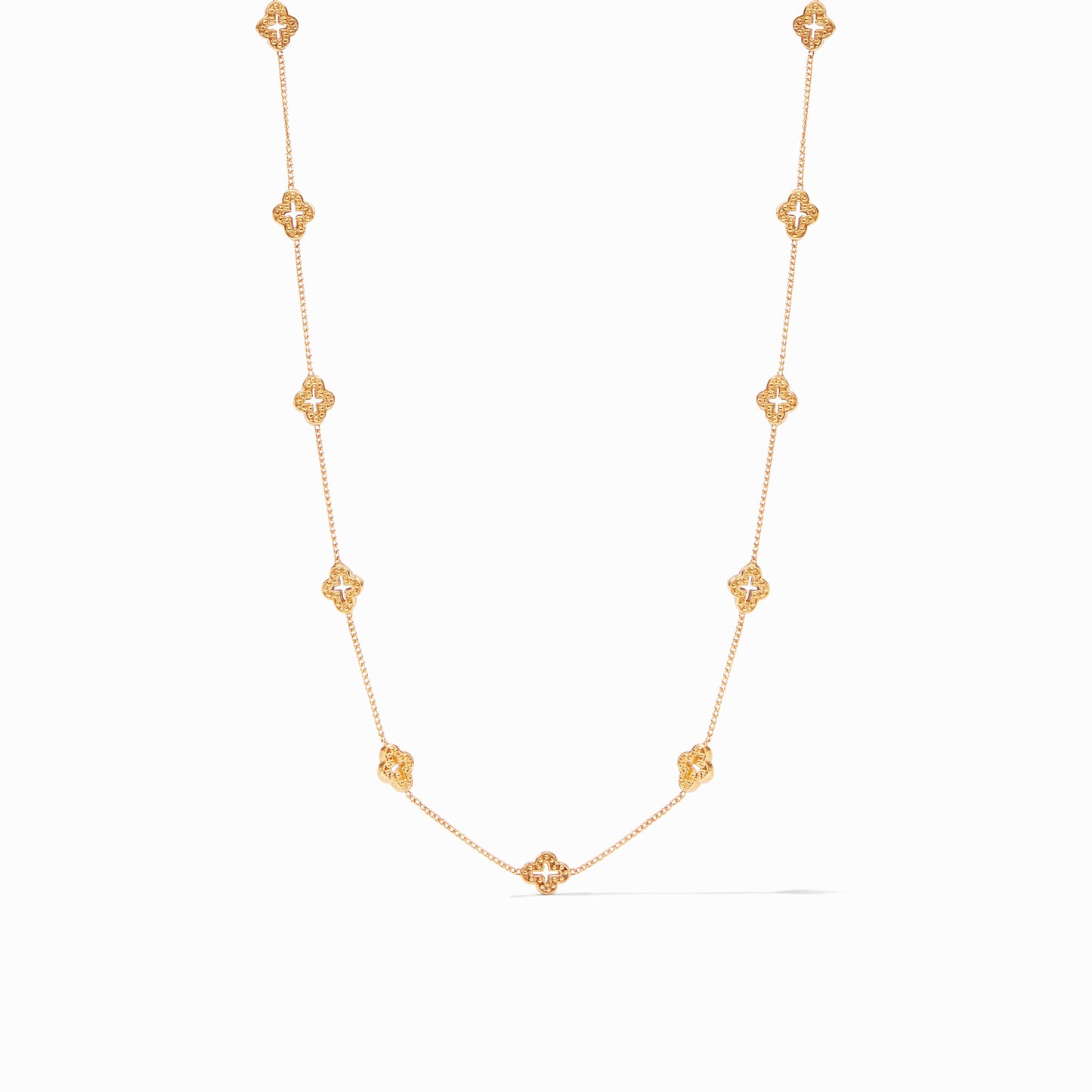 Florentine Demi Delicate Station Necklace - Gold