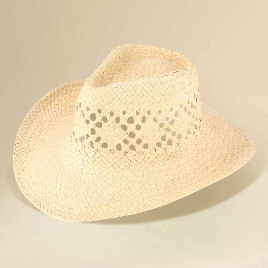 Lightweight Breathable Woven Summer Fedora Sun Hat