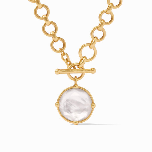 Honeybee Demi Necklace - Iridescent Clear Crystal