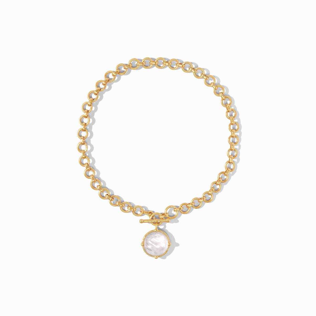 Honeybee Demi Necklace in Iridescent Clear Crystal