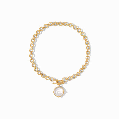 Honeybee Demi Necklace in Iridescent Clear Crystal