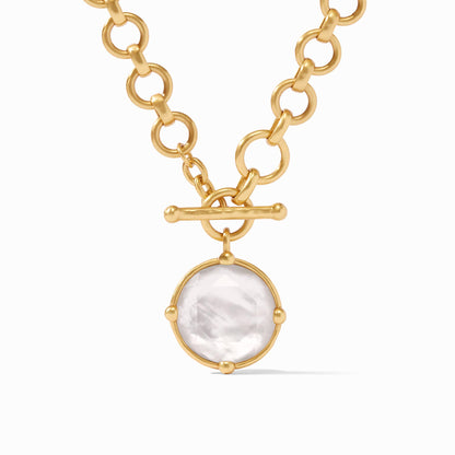 Honeybee Demi Necklace in Iridescent Clear Crystal