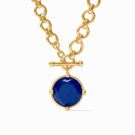 Honeybee Demi Necklace in Iridescent Sapphire Blue