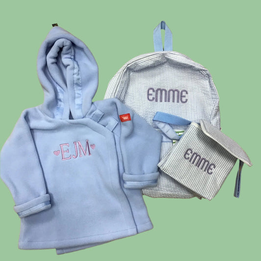 Light Blue Warmplus Fav Fleece Jacket