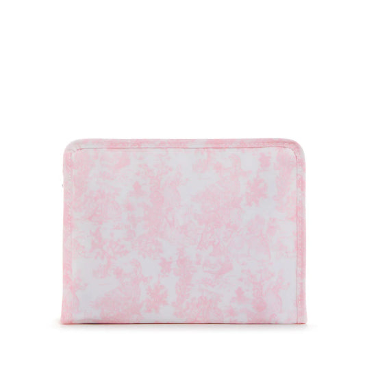 ROADIE MEDIUM Zip Pouch -
  BUNNY TOILE PINK