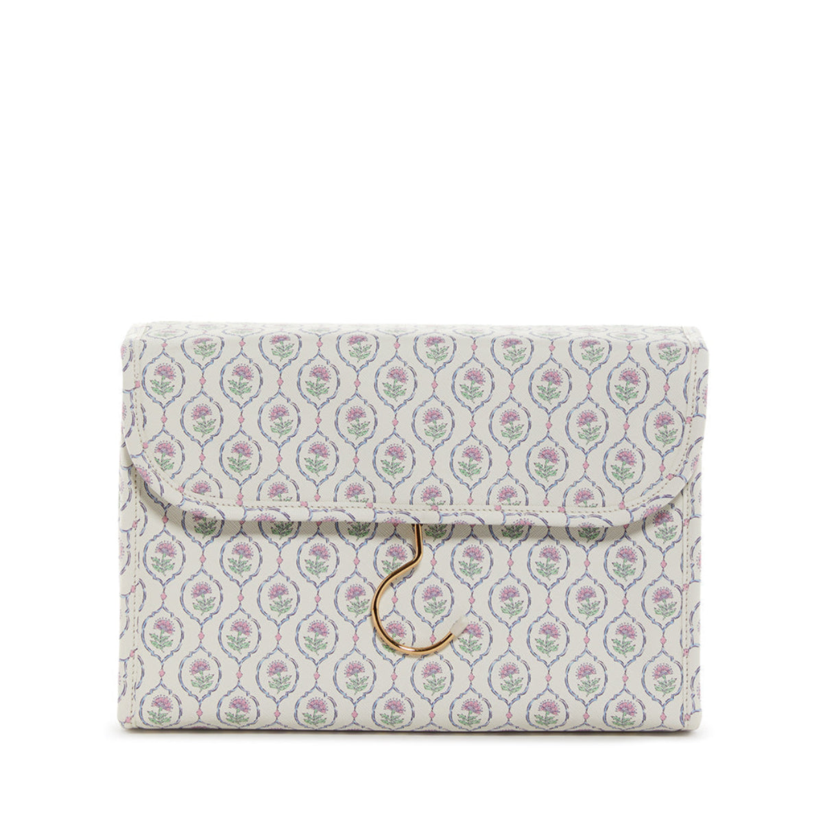 Luxe Hanging Toiletry Antibes With Navy Pinstripe Liner