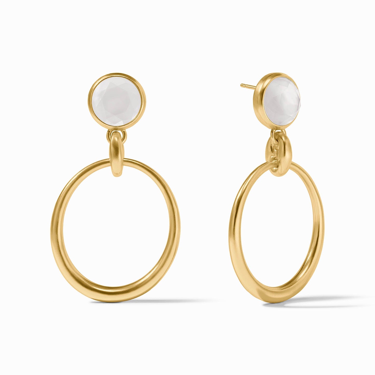 Laguna Statement Earring - Iridescent Clear Crystal