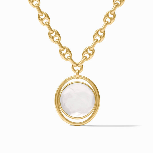 Laguna Statement Necklace - Iridescent Clear Crystal