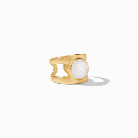Laguna Stone Ring - Iridescent Clear Crystal - 6/7