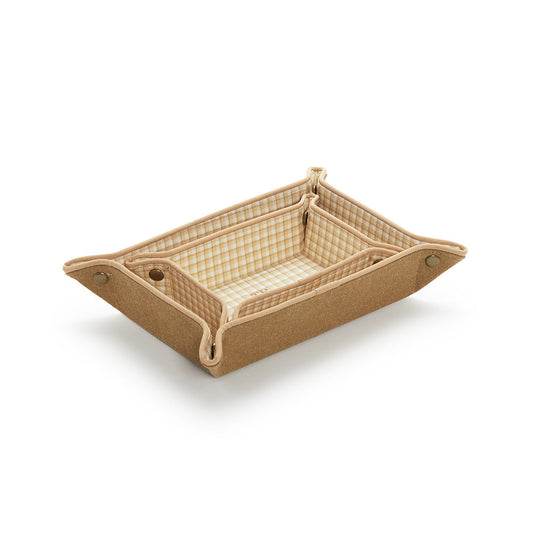 Men's Tray Set - Coated Canvas Hay