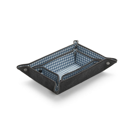 Men's Tray Set - Coated Canvas Indigo