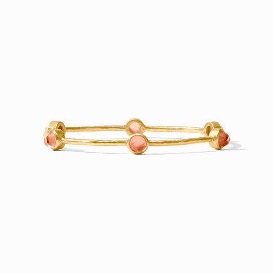 Milano Luxe Bangle - Iridescent Melon - Medium