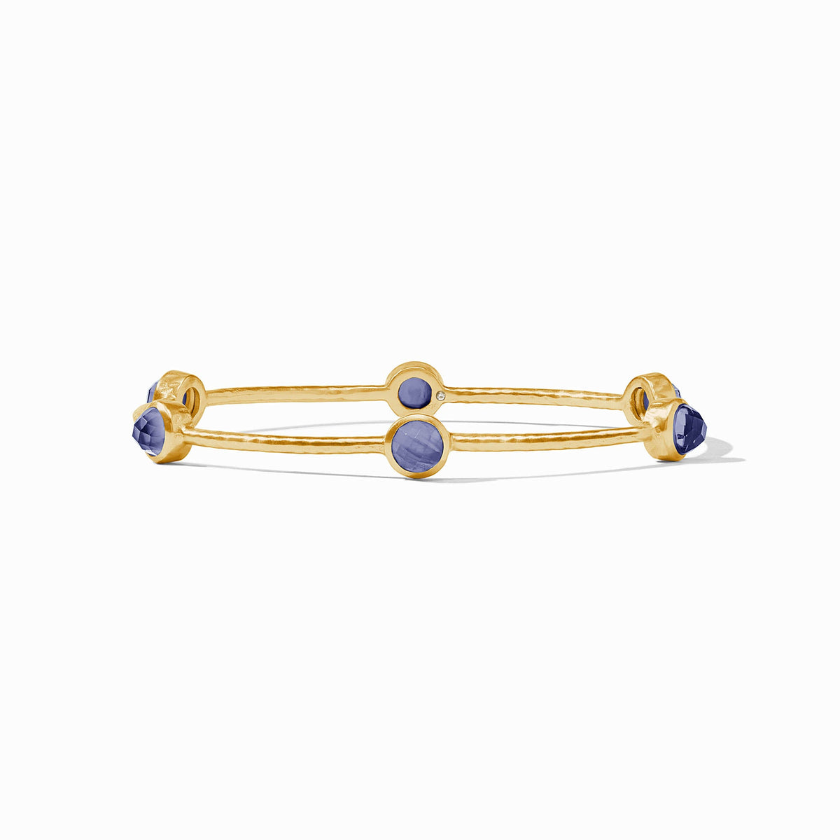 Milano Luxe Bangle in Iridescent Tanzanite Blue