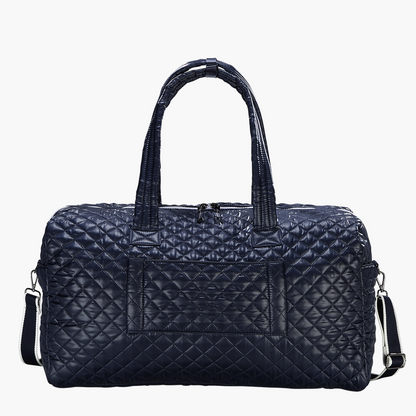 Oliver Thomas - 24 + 7 Weekender Duffle - Dark Navy / Dark Navy White Stripe