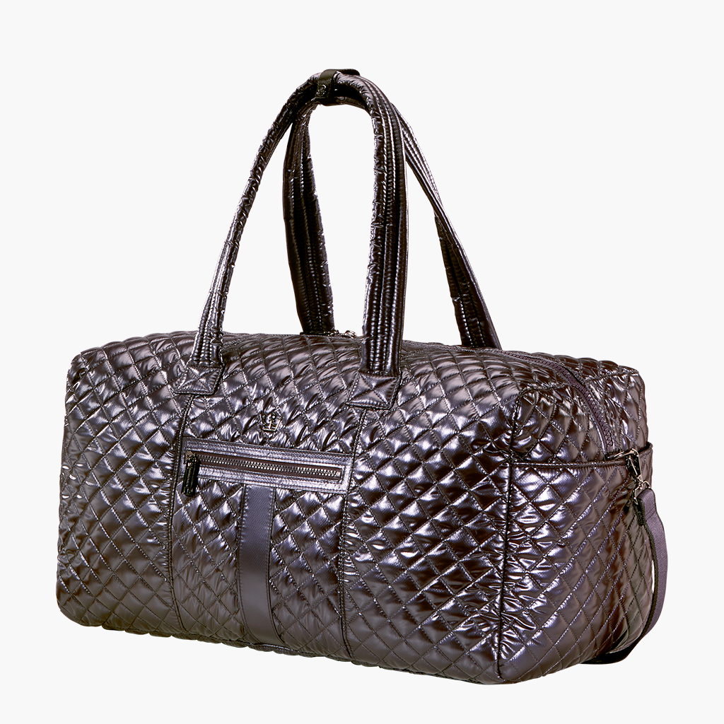 Oliver Thomas - 24 + 7 Weekender Duffle - Plum Royale Metallic