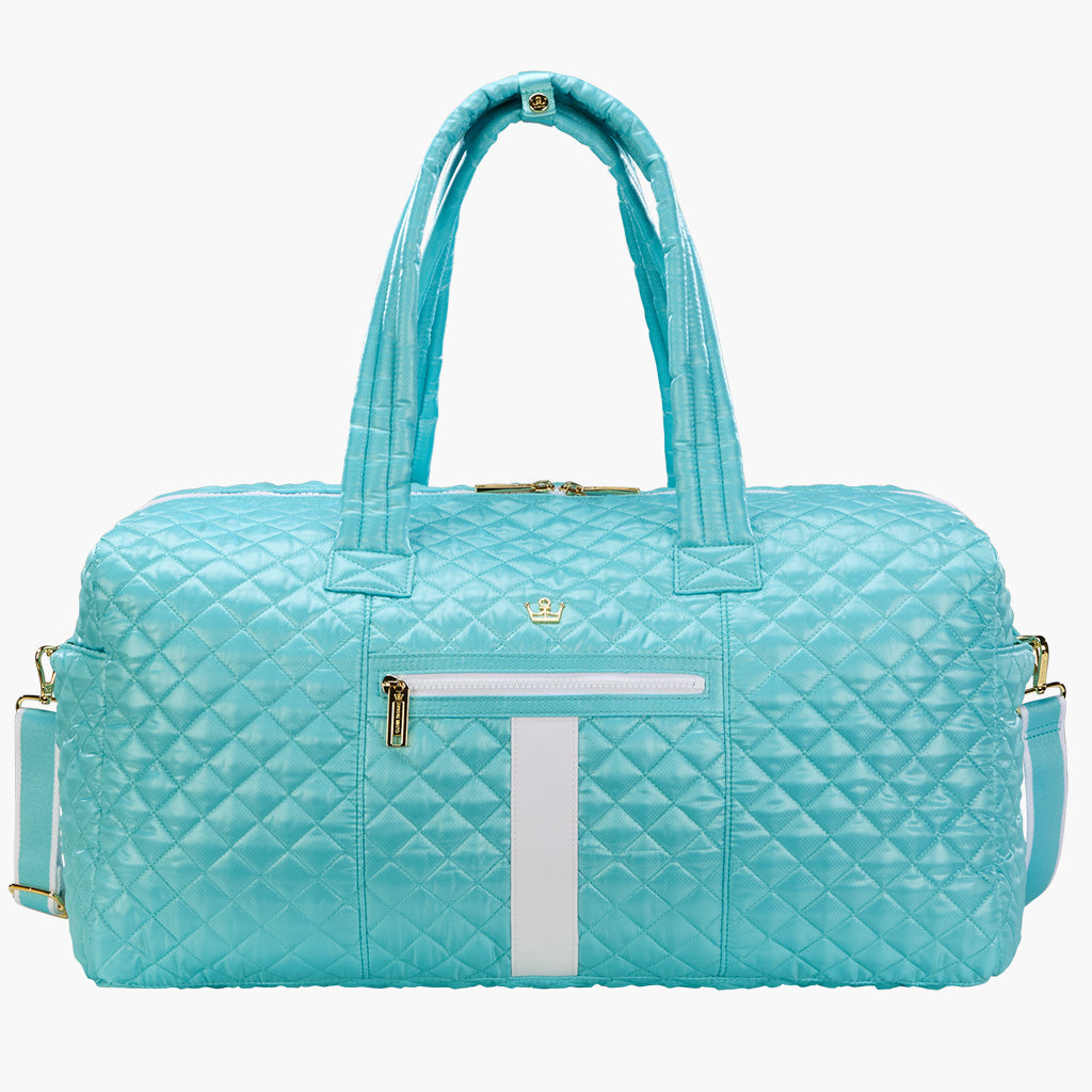 24 + 7 Weekender Duffle - Ocean Blue / White Stripe