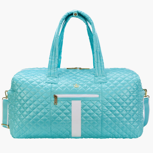 24 + 7 Weekender Duffle - Ocean Blue / White Stripe