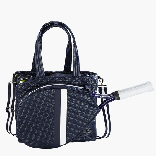 Kitchen Sink Tennis Tote - Dark Navy / Dark Navy White Stripe