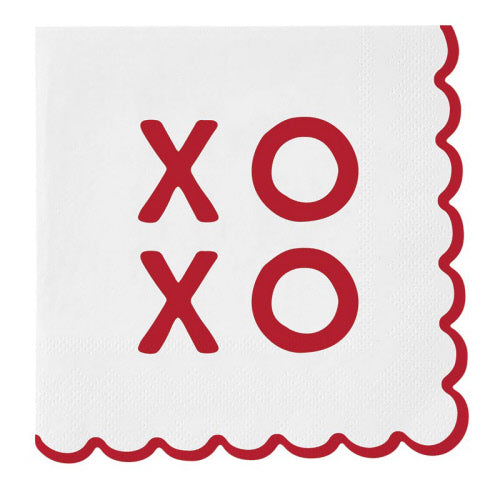 Scallop Napkin-XOXO