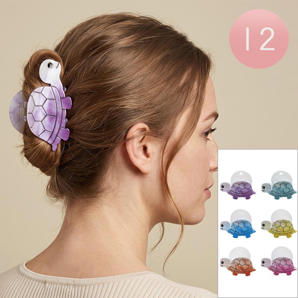 Cute Turtle Hair Claw Clips