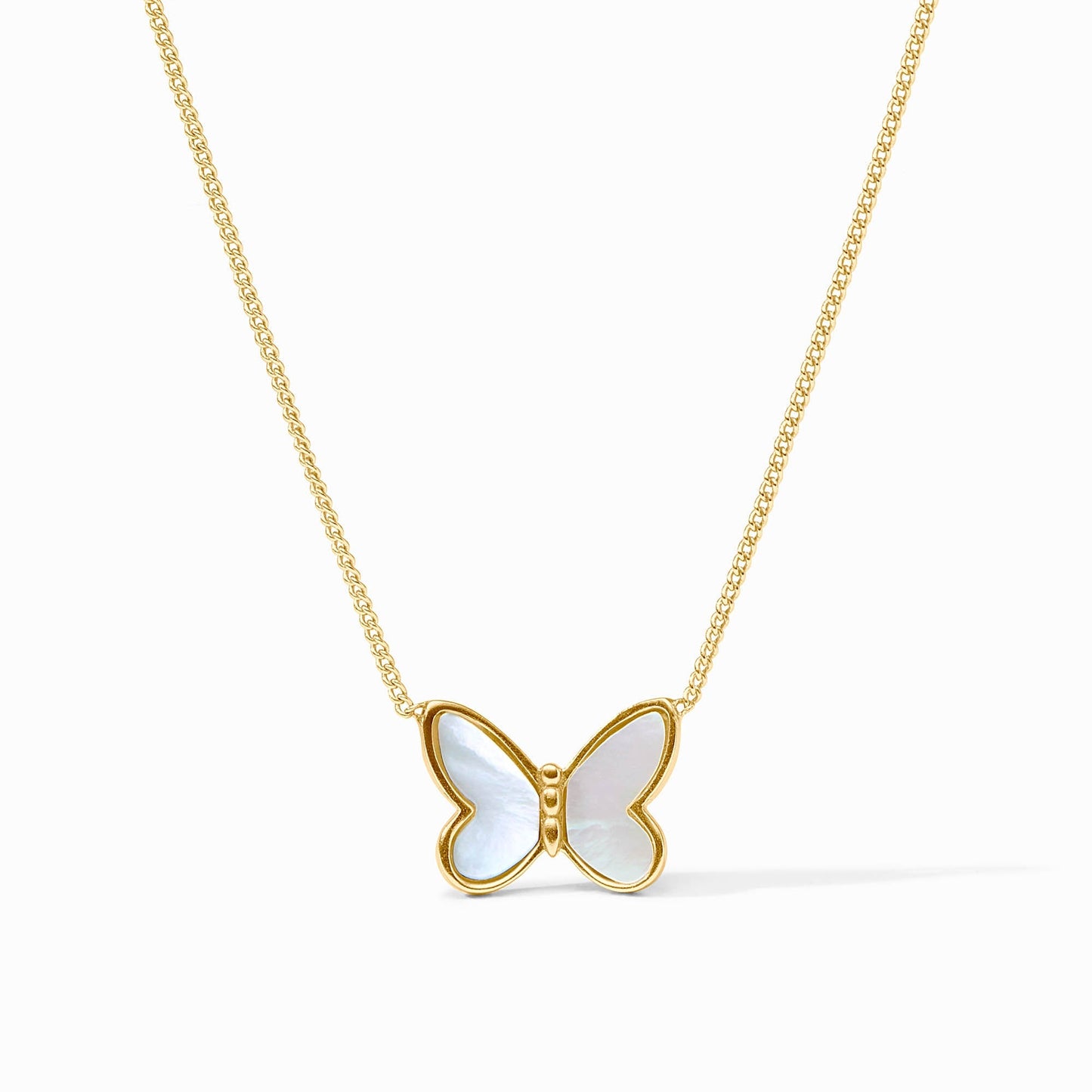Papillon Delicate Necklace - Mother of Pearl
