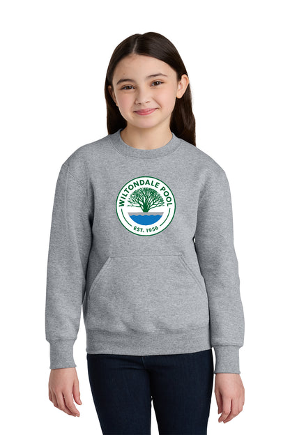 Wiltondale - Port & Co Youth Core Fleece Crewneck Pocket Sweatshirt