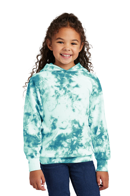Port & Coª Youth Crystal Tie-Dye Pullover Hoodie