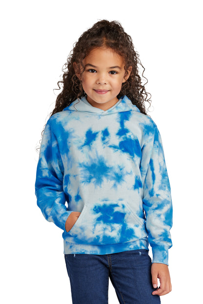 Port & Coª Youth Crystal Tie-Dye Pullover Hoodie