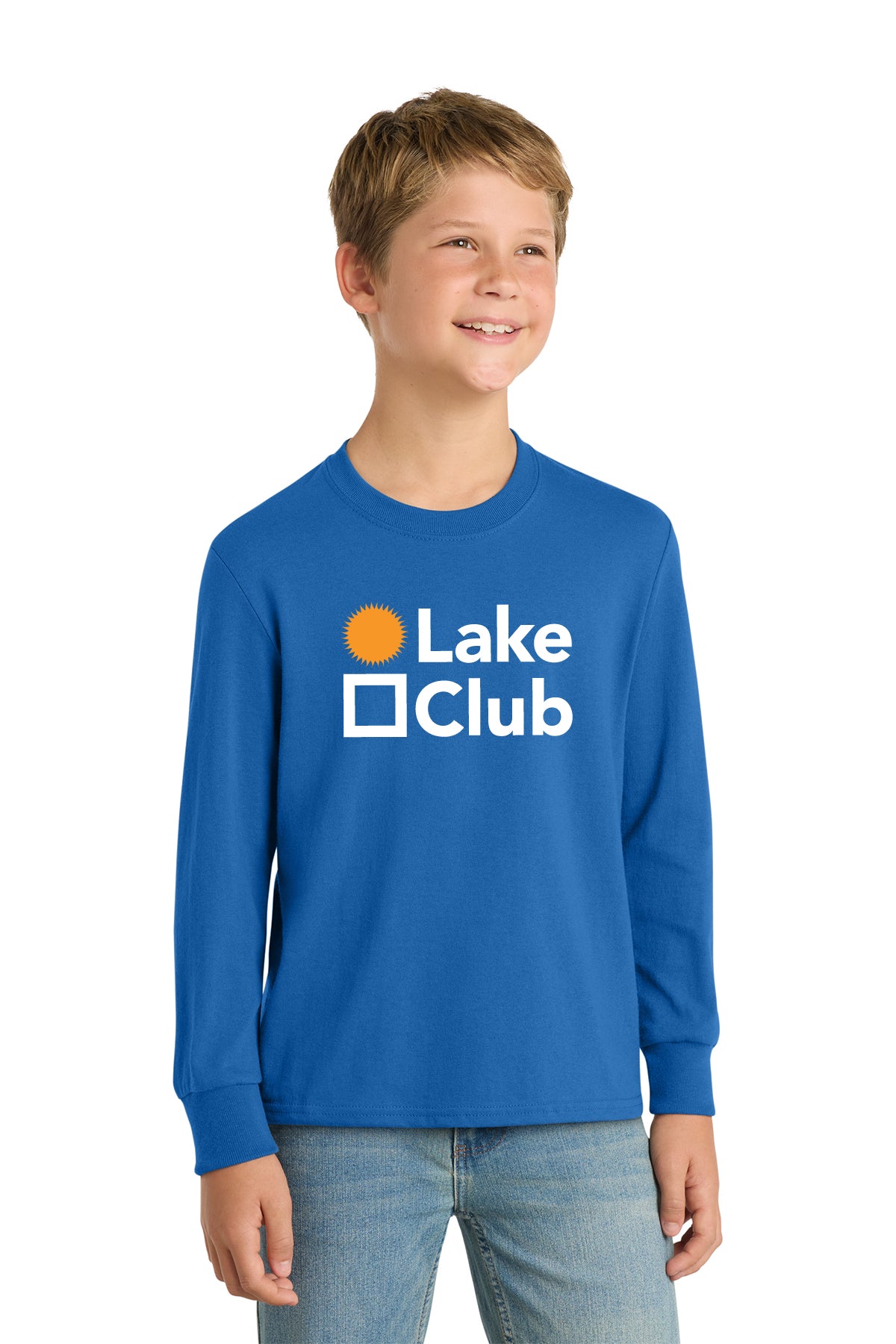 Port & Co Youth Long Sleeve Core Cotton Tee