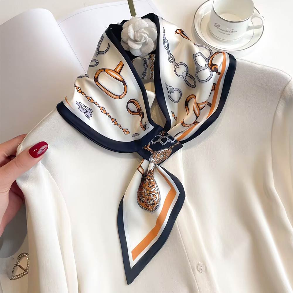 Elegant Pattern Print Decorative Neck Scarf – She la la
