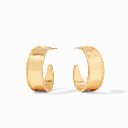 Savoy Hoop in Gold