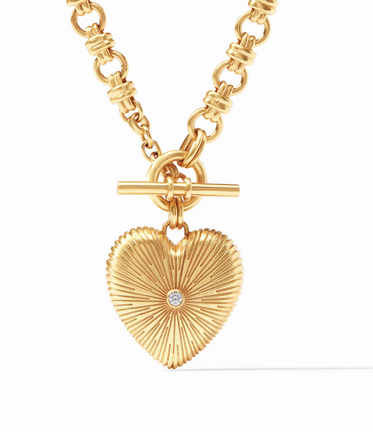Esme Heart Necklace - Cubic Zirconia