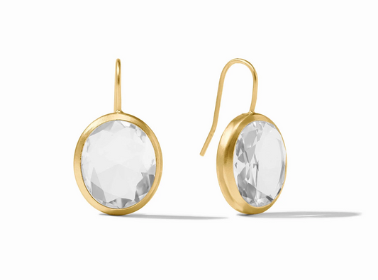 Laguna Stone Earring - Clear Crystal