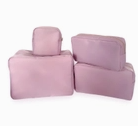 Nylon Pouch Cosmetic Bags-: Mauve / Extra Large