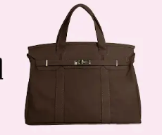 Canvas Boat Bag: Brown
