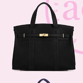 Canvas Boat Bag: Black
