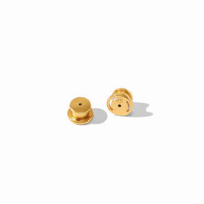 Pave Teardrop Stud in Citrine Yellow