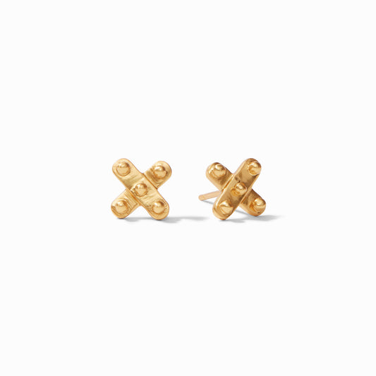 SoHo Demi X Stud in Gold